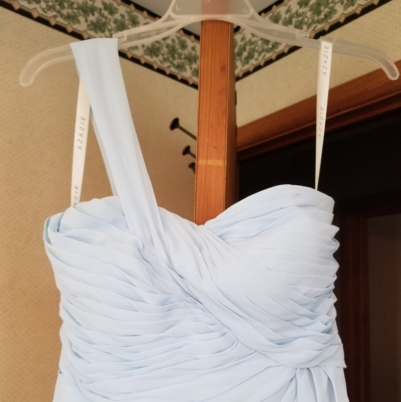 Azazie Madalynn Sky Blue Size A4 - Picture 3 of 6